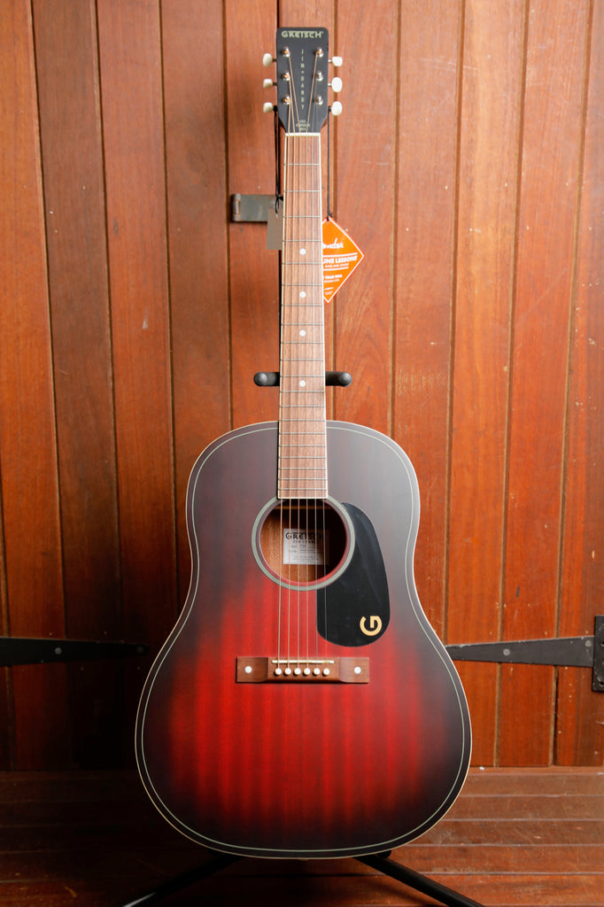 Gretsch Jim Dandy Dreadnought Deep Cherry Burst Acoustic Guitar