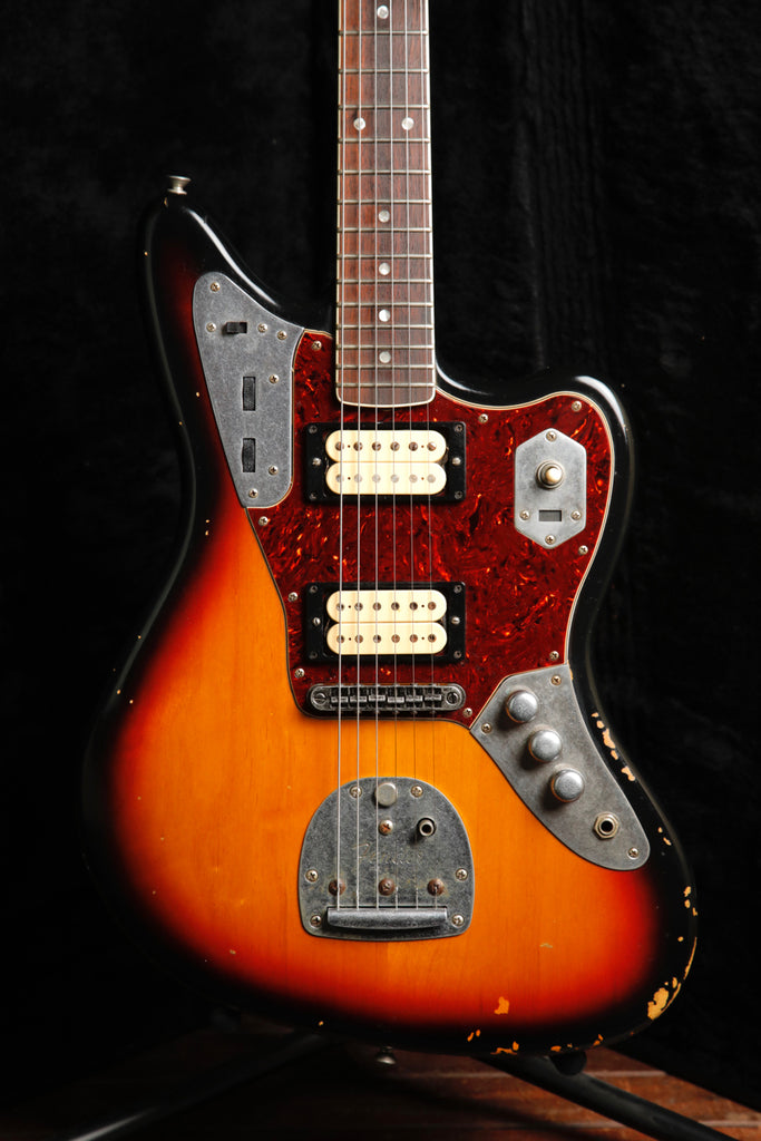 Fender Kurt Cobain Road Worn Jaguar Sunburst Electric Guitar 2012 Pre-Owned