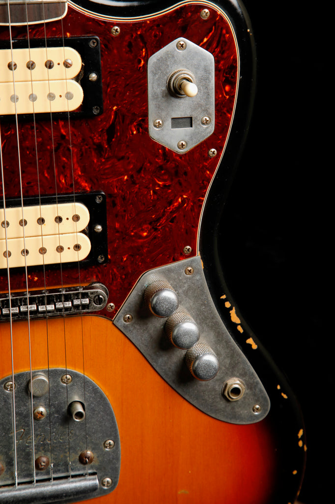 Fender Kurt Cobain Road Worn Jaguar Sunburst Electric Guitar 2012 Pre-Owned