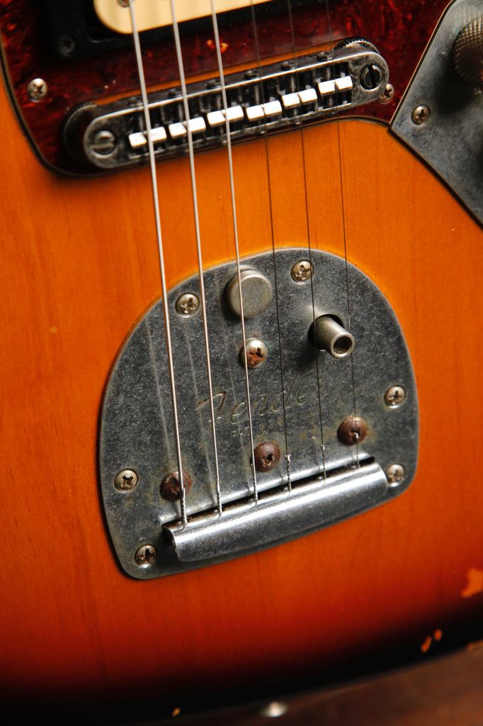 Fender Kurt Cobain Road Worn Jaguar Sunburst Electric Guitar 2012 Pre-Owned