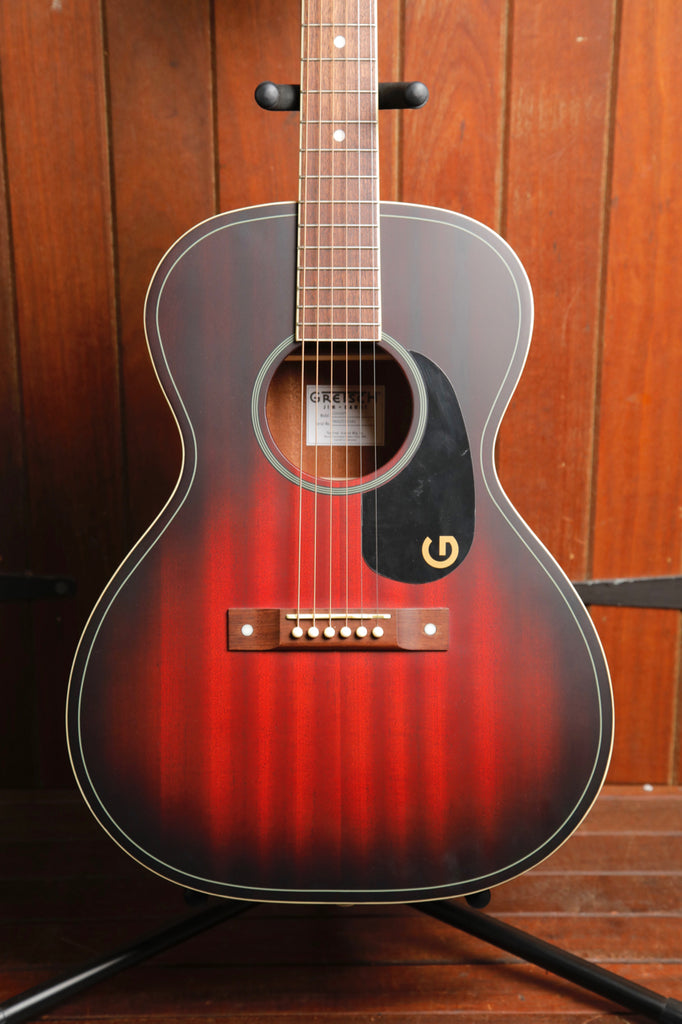 Gretsch Jim Dandy Concert Deep Cherry Burst Acoustic Guitar