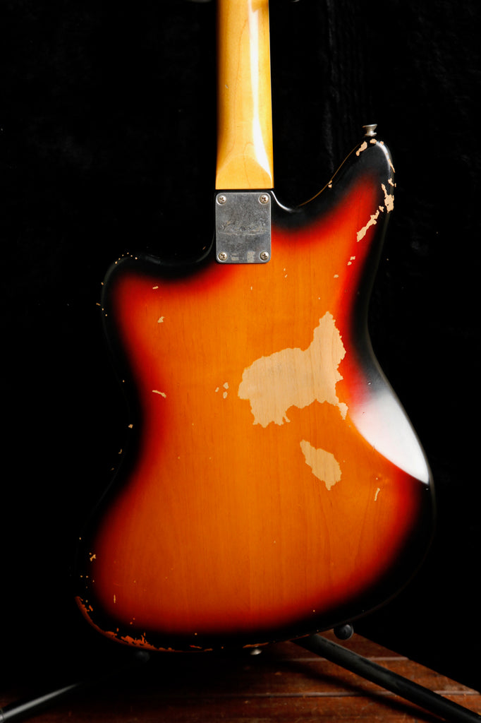 Fender Kurt Cobain Road Worn Jaguar Sunburst Electric Guitar 2012 Pre-Owned