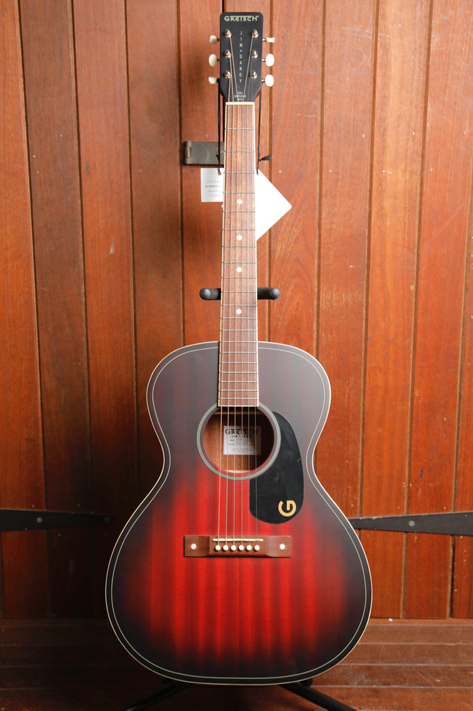 Gretsch Jim Dandy Concert Deep Cherry Burst Acoustic Guitar