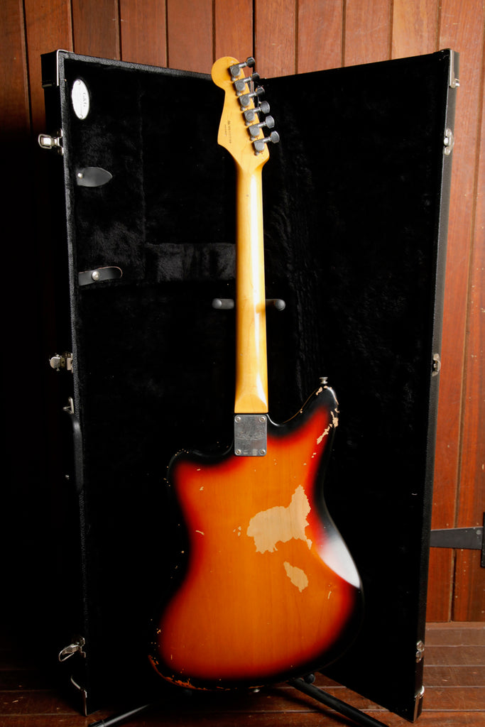 Fender Kurt Cobain Road Worn Jaguar Sunburst Electric Guitar 2012 Pre-Owned