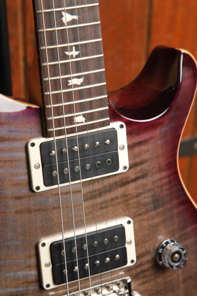 PRS CE24 Faded Grey Black Purple Burst Electric Guitar