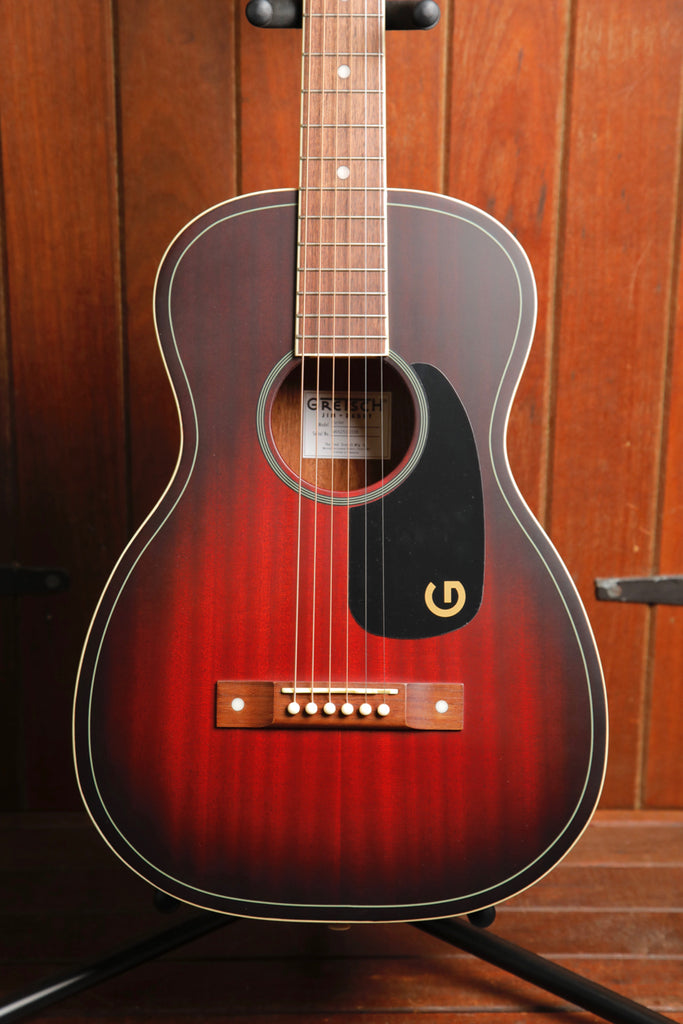 Gretsch Jim Dandy Parlor Deep Cherry Burst Acoustic Guitar