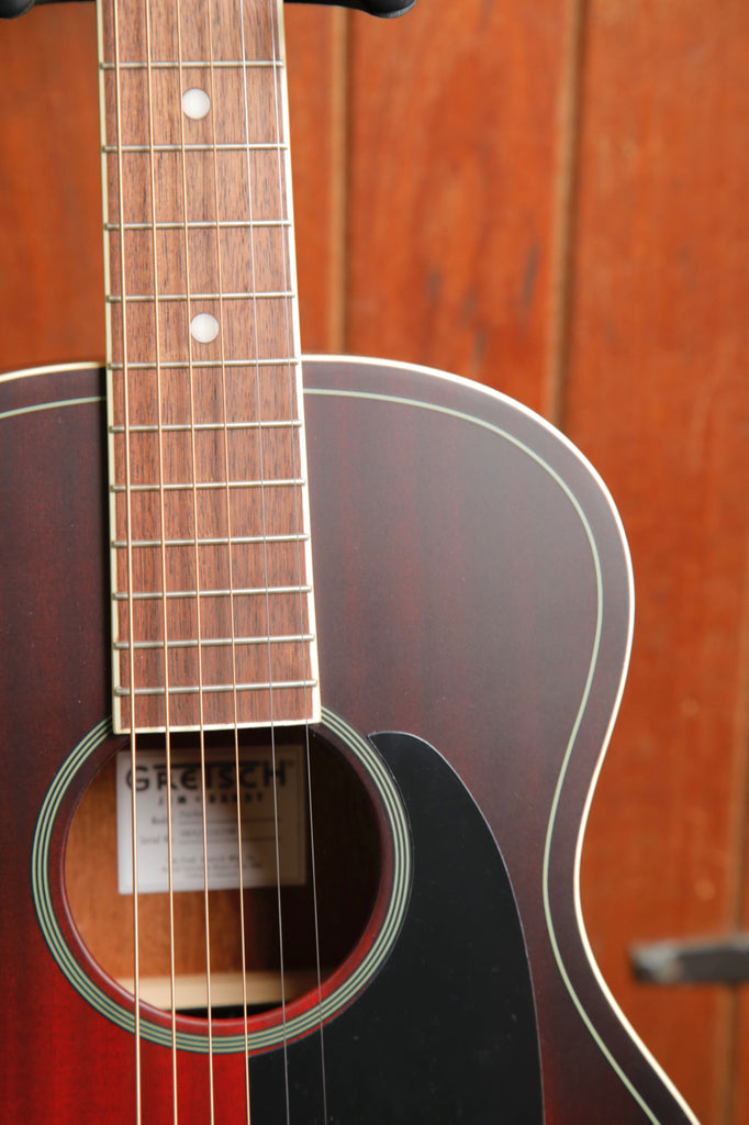 Gretsch Jim Dandy Parlor Deep Cherry Burst Acoustic Guitar