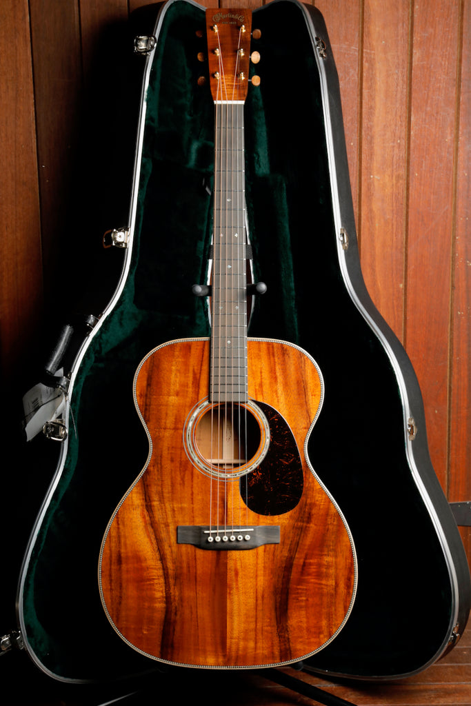Martin Custom Shop OM-14 Flamed Koa Acoustic Guitar