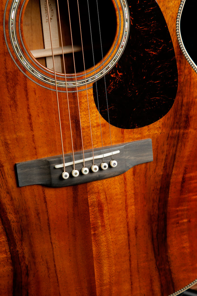 Martin Custom Shop OM-14 Flamed Koa Acoustic Guitar