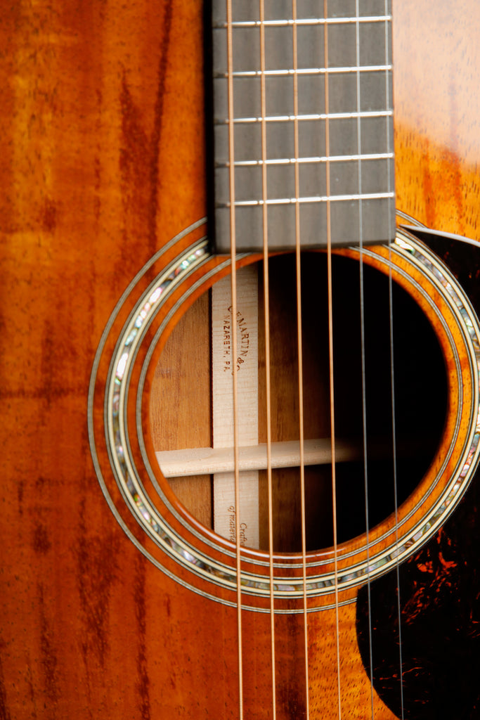 Martin Custom Shop OM-14 Flamed Koa Acoustic Guitar