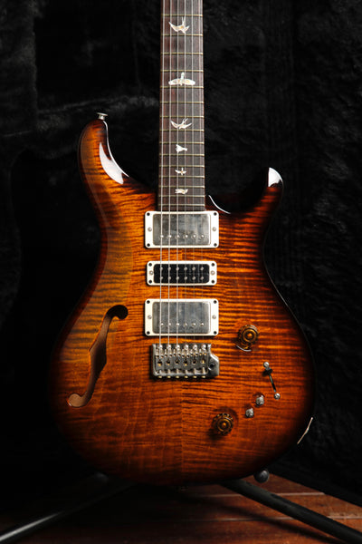 PRS Special Semi-Hollow Electric Guitar Black Gold Burst 2023 Pre-Owned