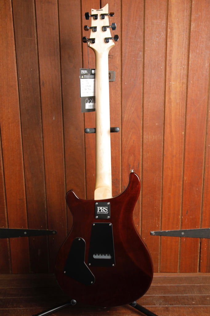 PRS CE24 Semi-Hollow Black Amber Electric Guitar