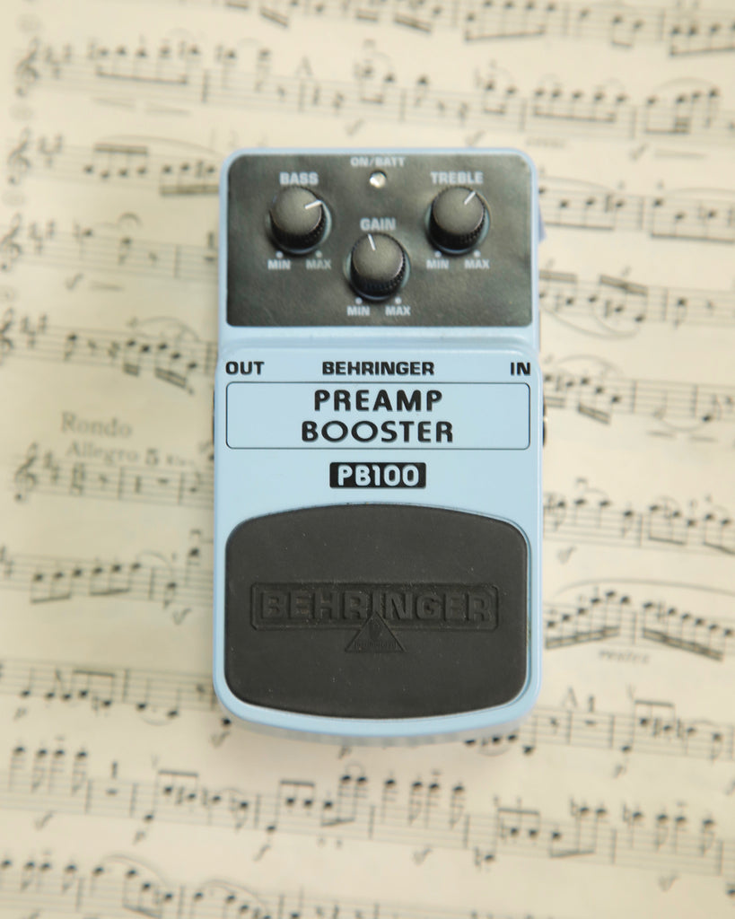 Behringer PB100 Preamp Preamp/Booster Pedal Pre-Owned