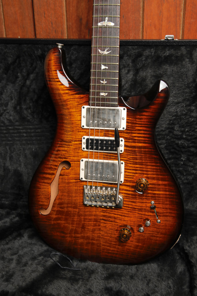 PRS Special Semi-Hollow Electric Guitar Black Gold Burst 2023 Pre-Owned