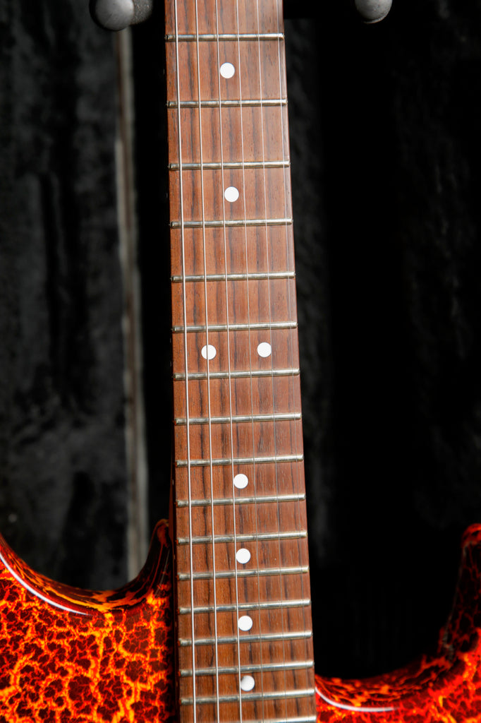 Jackson 1988 Dinky Lava Crackle Electric Guitar USA No 92 of 100 Pre-Owned