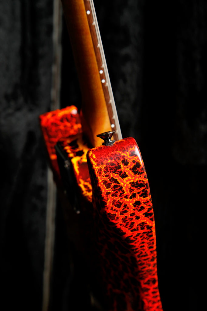 Jackson 1988 Dinky Lava Crackle Electric Guitar USA No 92 of 100 Pre-Owned