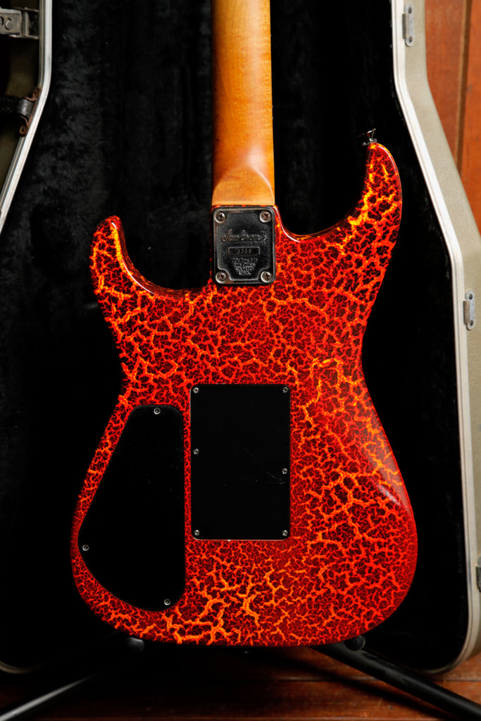 Jackson 1988 Dinky Lava Crackle Electric Guitar USA No 92 of 100 Pre-Owned