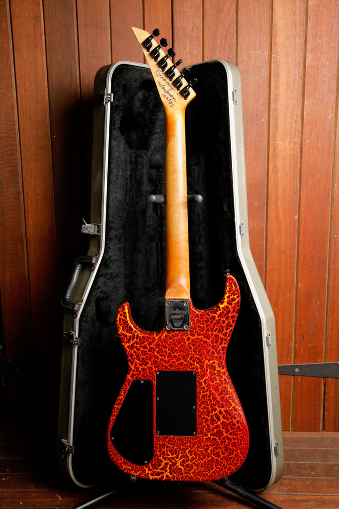 Jackson 1988 Dinky Lava Crackle Electric Guitar USA No 92 of 100 Pre-Owned