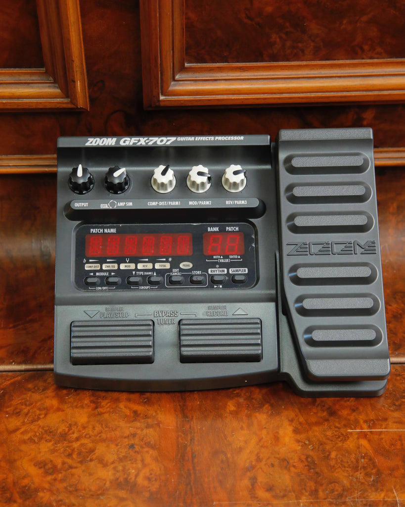 Zoom GFX-707 Guitar Effects Processor Pedal Pre-Owned