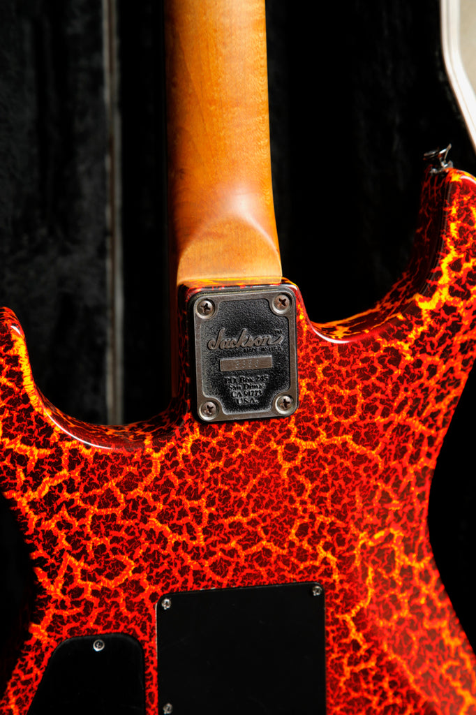 Jackson 1988 Dinky Lava Crackle Electric Guitar USA No 92 of 100 Pre-Owned