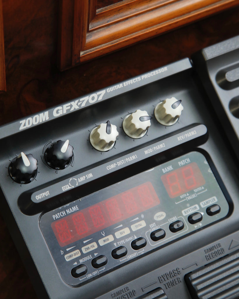 Zoom GFX-707 Guitar Effects Processor Pedal Pre-Owned