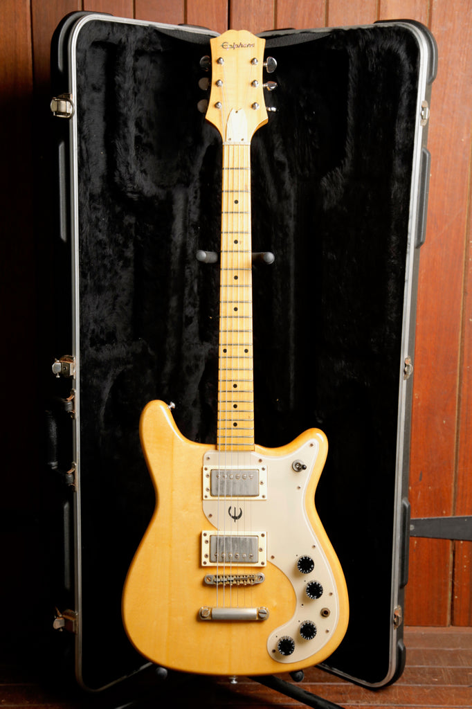 Epiphone Crestwood Natural Electric Guitar Made in Japan 1970s Pre-Owned