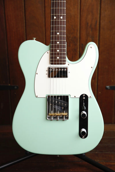 Fender American Performer Telecaster Humbucker Electric Guitar Satin Surf Green Pre-Owned