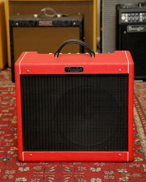 Fender Limited Edition Red Blues Junior III 15-Watt 1x12" Valve Amplifier Combo Pre-Owned