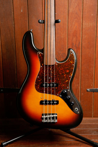 Fender Japan JB-62 FL Fretless Jazz Bass Reissue Sunburst 1992 Pre-Owned