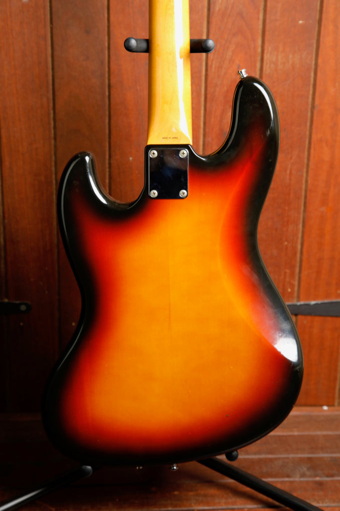 Fender Japan JB-62 FL Fretless Jazz Bass Reissue Sunburst 1992 Pre-Owned