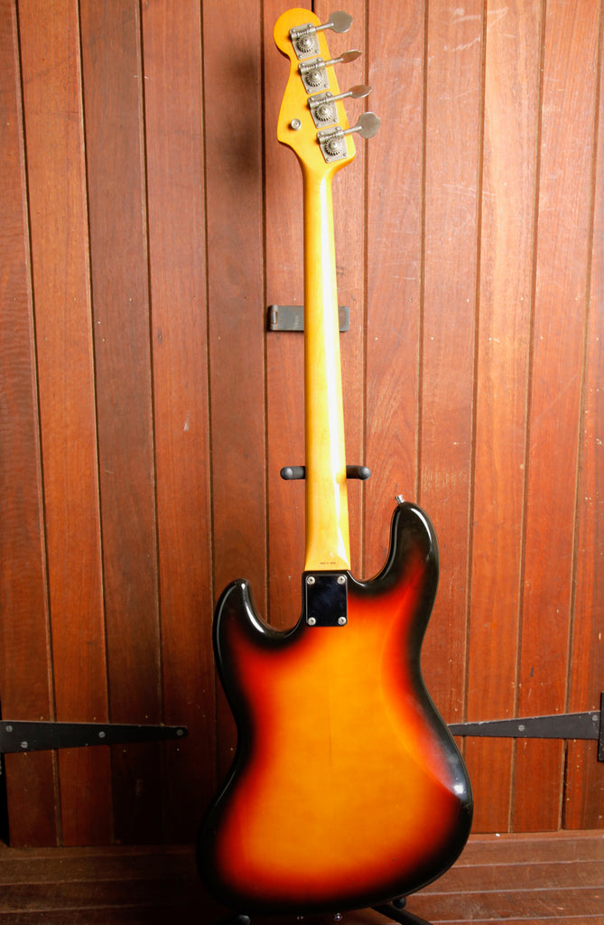 Fender Japan JB-62 FL Fretless Jazz Bass Reissue Sunburst 1992 Pre-Owned