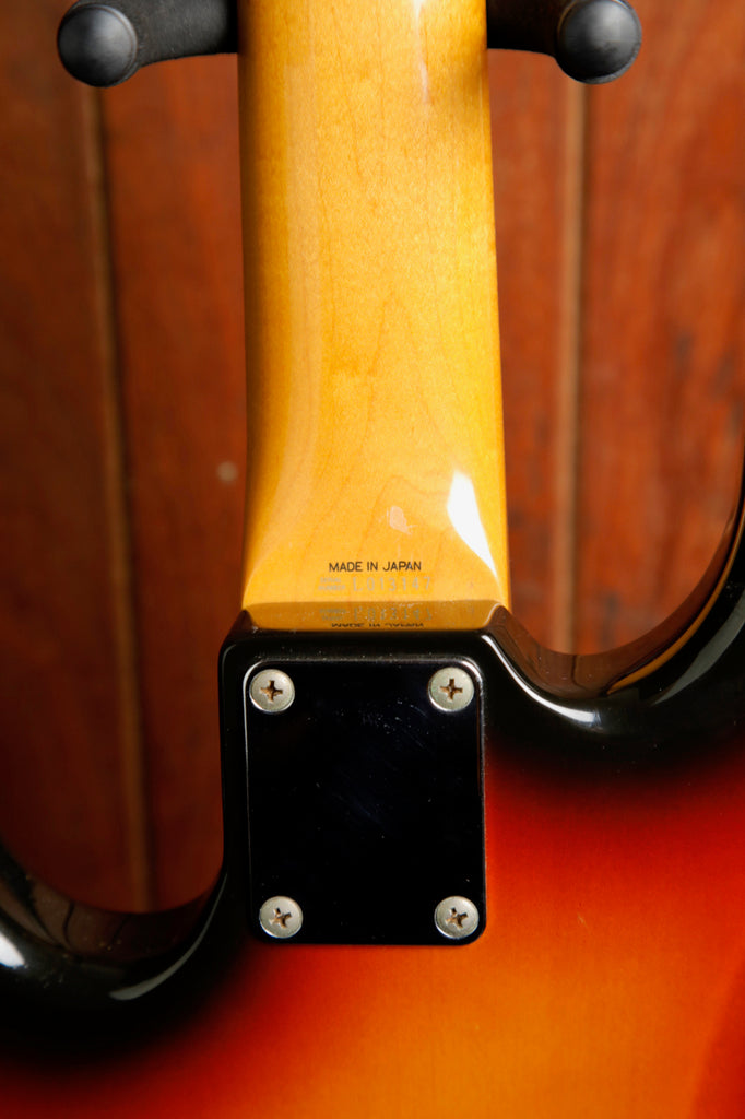 Fender Japan JB-62 FL Fretless Jazz Bass Reissue Sunburst 1992 Pre-Owned