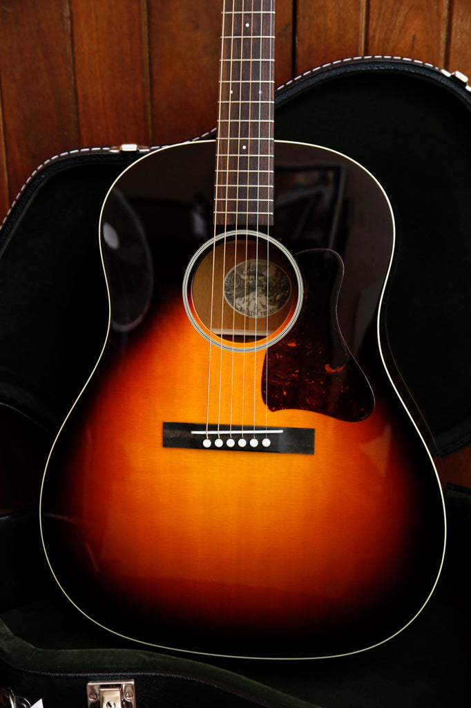 Collings CJ45T Traditional Slope Shoulder Sunburst Acoustic Guitar