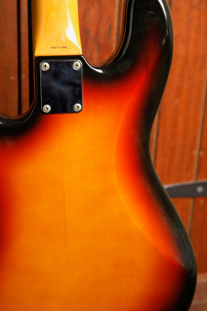 Fender Japan JB-62 FL Fretless Jazz Bass Reissue Sunburst 1992 Pre-Owned