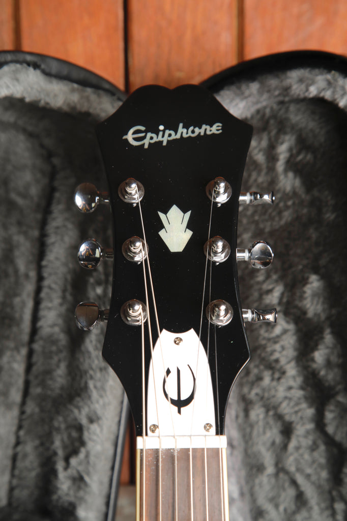 Epiphone Bonehead Riviera Dark Tobacco Burst Semi-Hollow Electric Guitar