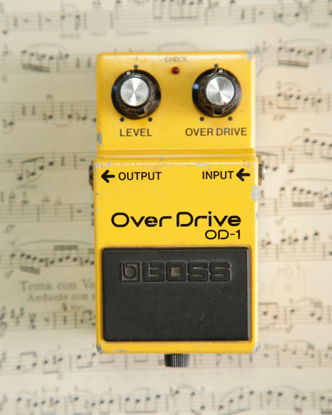 Boss OD-1 Overdrive Pedal Vintage 1983 Pre-Owned
