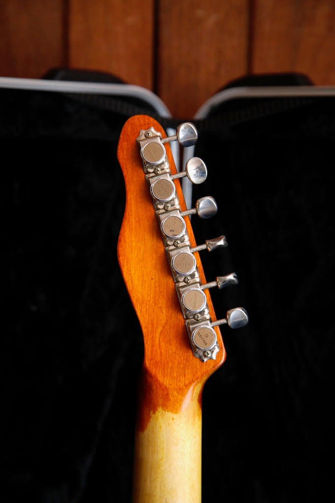 Palir Stinger Daphne Blue Over Sunburst Relic Scalloped Electric Guitar 2015 Pre-Owned