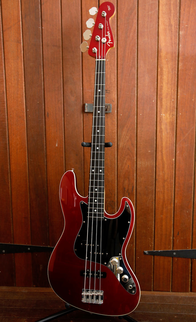 Fender Japan Aerodyne Jazz Bass Old Candy Apple Red 2004 Pre-Owned