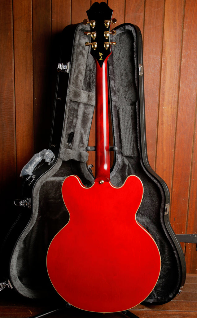 Epiphone Masterbuilt Gem Archer Sheraton Cherry Red Semi-Hollow Electric Guitar