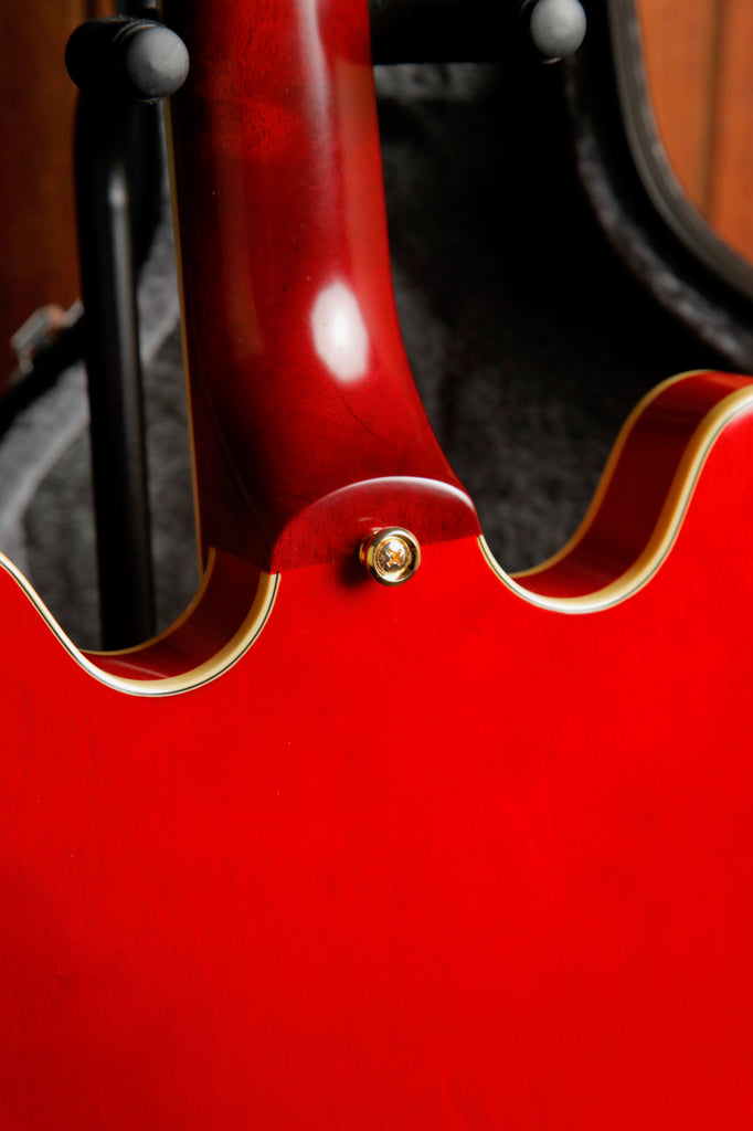 Epiphone Masterbuilt Gem Archer Sheraton Cherry Red Semi-Hollow Electric Guitar