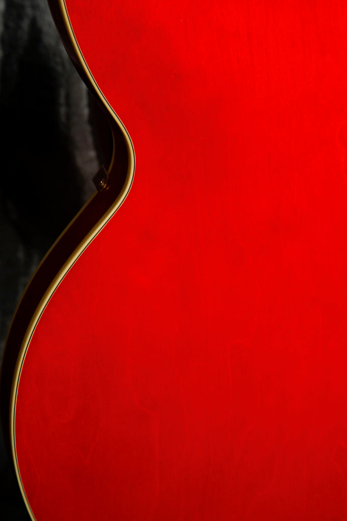 Epiphone Masterbuilt Gem Archer Sheraton Cherry Red Semi-Hollow Electric Guitar