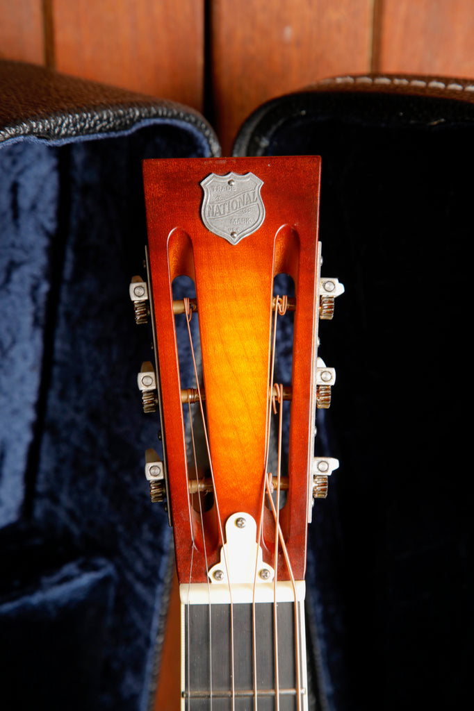 National Style O 12 Fret Single Cone Roundneck Left Handed Resonator Guitar 2008 Pre-Owned