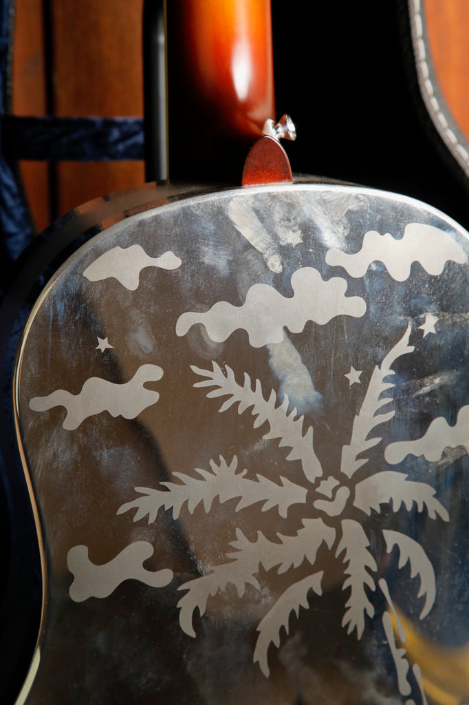 National Style O 12 Fret Single Cone Roundneck Left Handed Resonator Guitar 2008 Pre-Owned