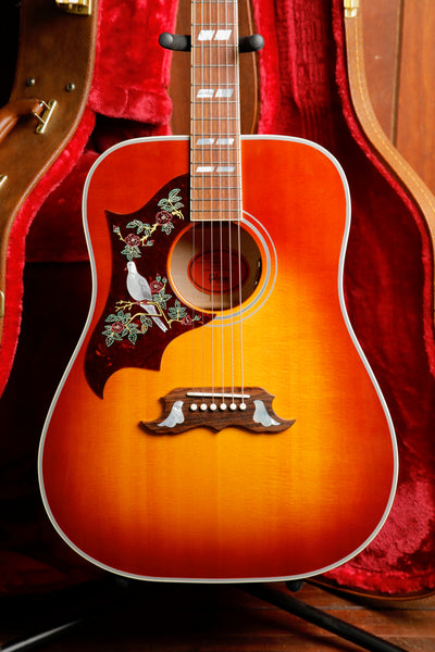 Gibson Custom Dove Left-Handed Acoustic-Electric Guitar Vintage Cherry Sunburst 2024 Pre-Owned