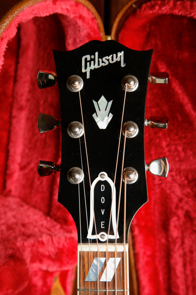 Gibson Custom Dove Left-Handed Acoustic-Electric Guitar Vintage Cherry Sunburst 2024 Pre-Owned