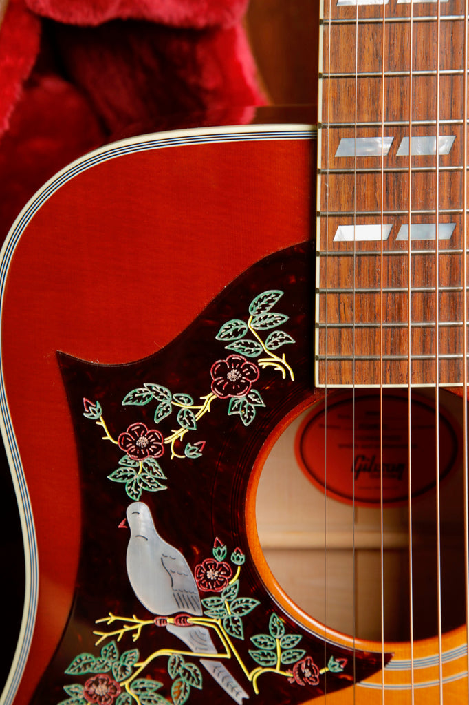 Gibson Custom Dove Left-Handed Acoustic-Electric Guitar Vintage Cherry Sunburst 2024 Pre-Owned
