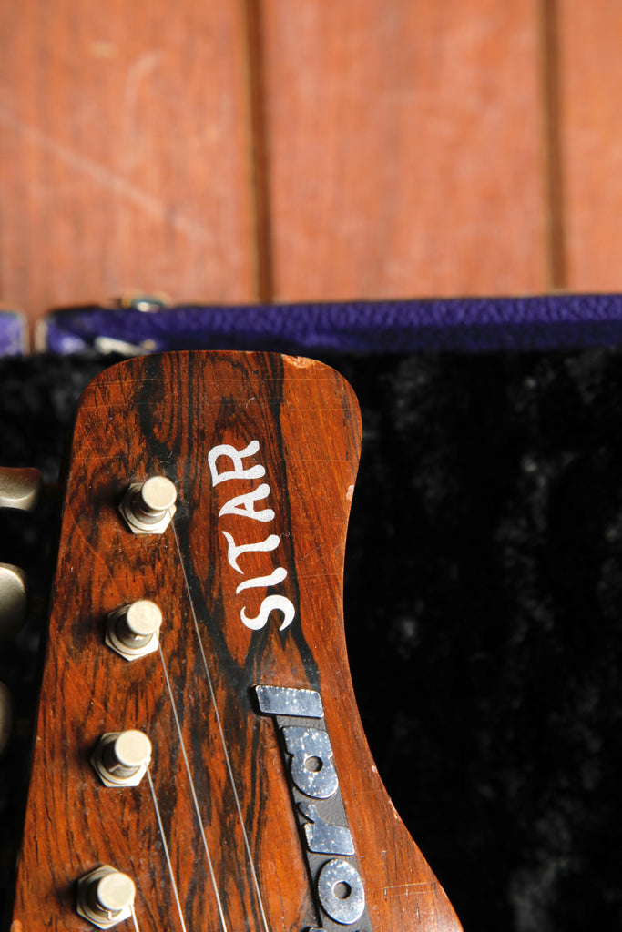 Coral Electric Sitar 1967 Vincent Bell Signature Red Crackle Finish Pre-Owned
