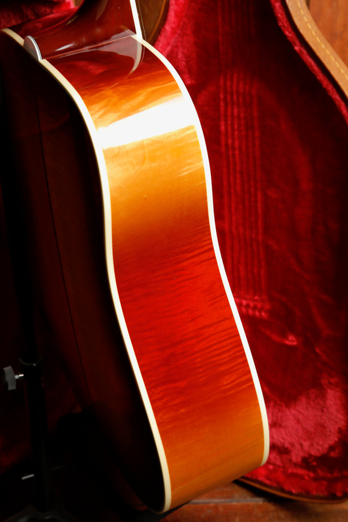 Gibson Custom Dove Left-Handed Acoustic-Electric Guitar Vintage Cherry Sunburst 2024 Pre-Owned