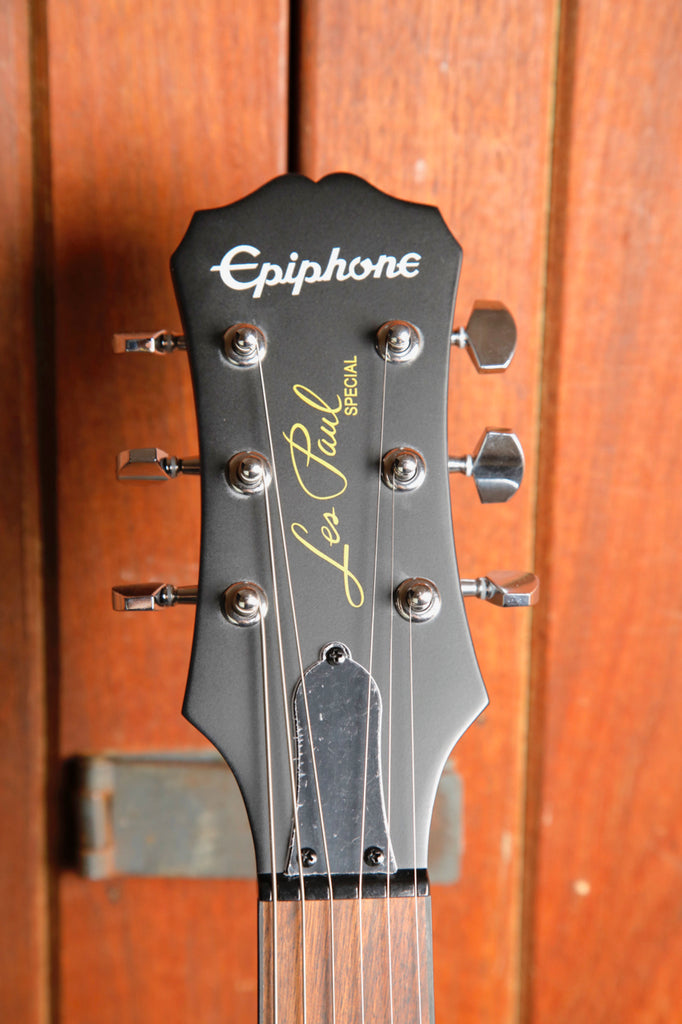 Epiphone Les Paul Special Satin E1 Vintage Worn Ebony Electric Guitar