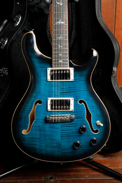 PRS Paul Reed Smith SE Hollowbody II Peacock Blue Electric Guitar 2020 Pre-Owned